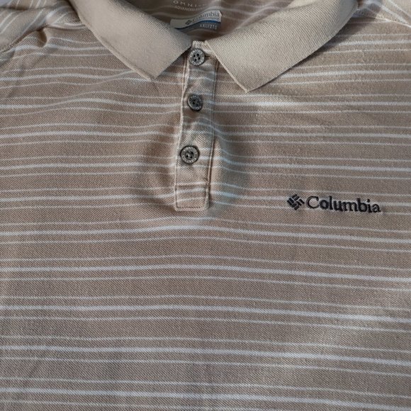 COLUMBIA MEN'S OMNI-WICK POLO SHIRT SIZE 2XL - Picture 2 of 9